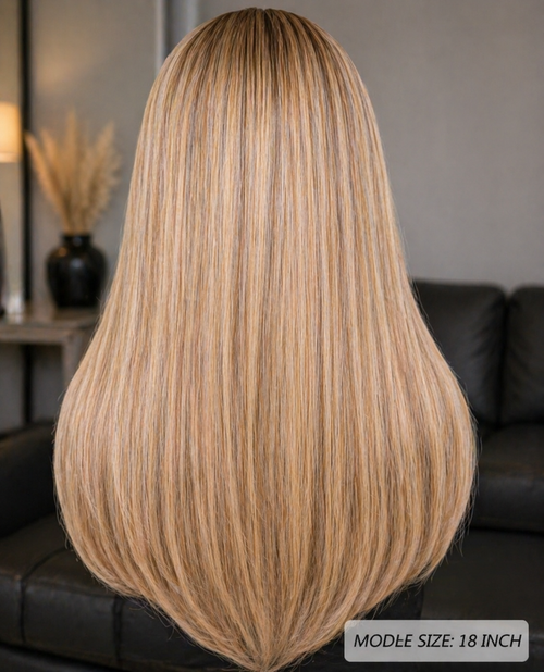 Blonde Ombre Lace Front Wig (human blend)