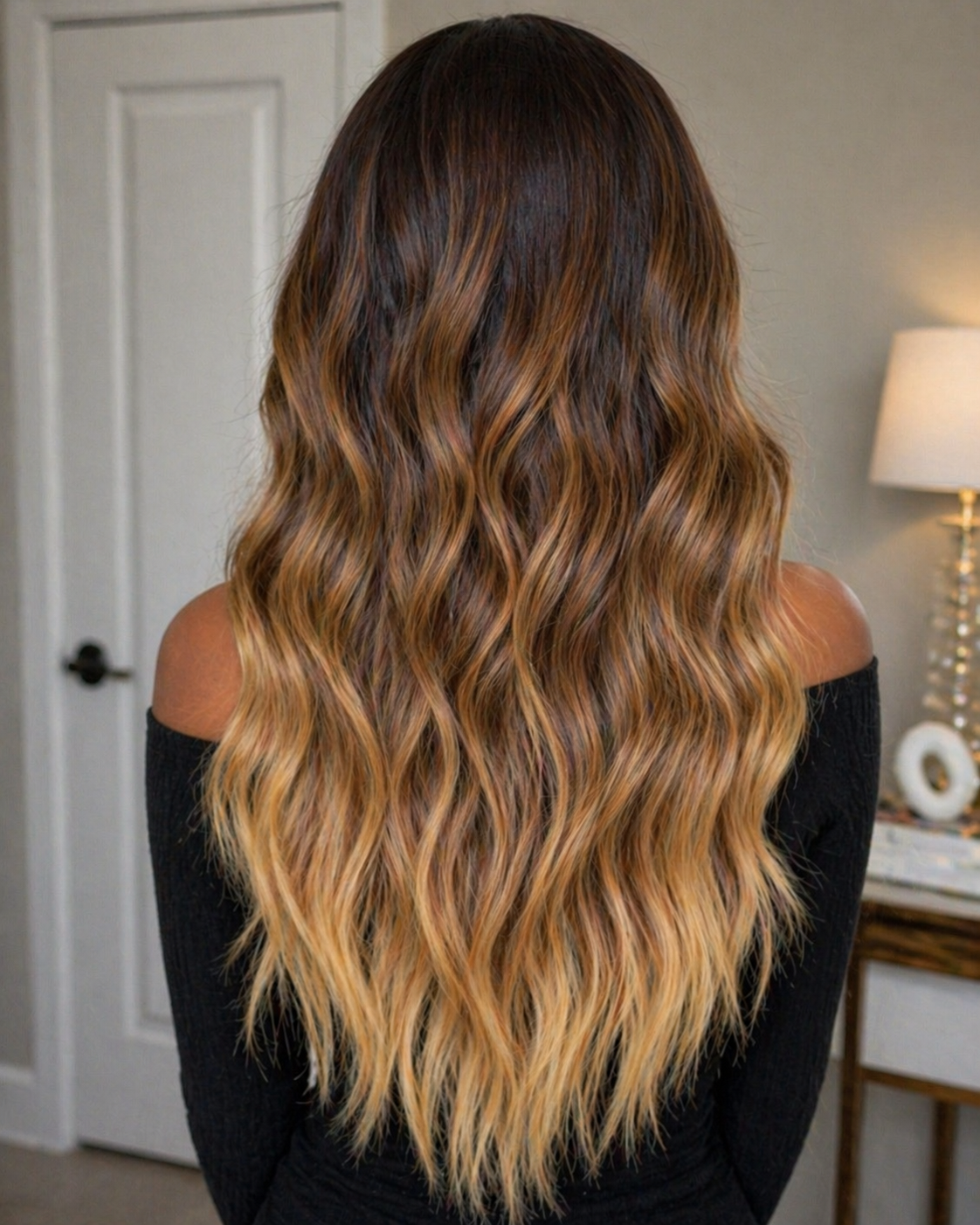 Pre-Plucked Long Wavy Hair Wig