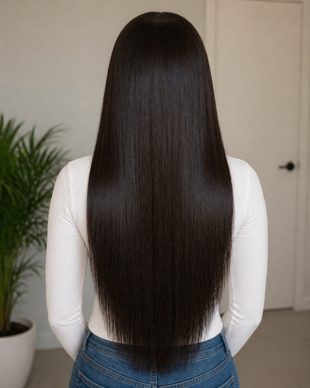 Lace Front Wig (human blend)