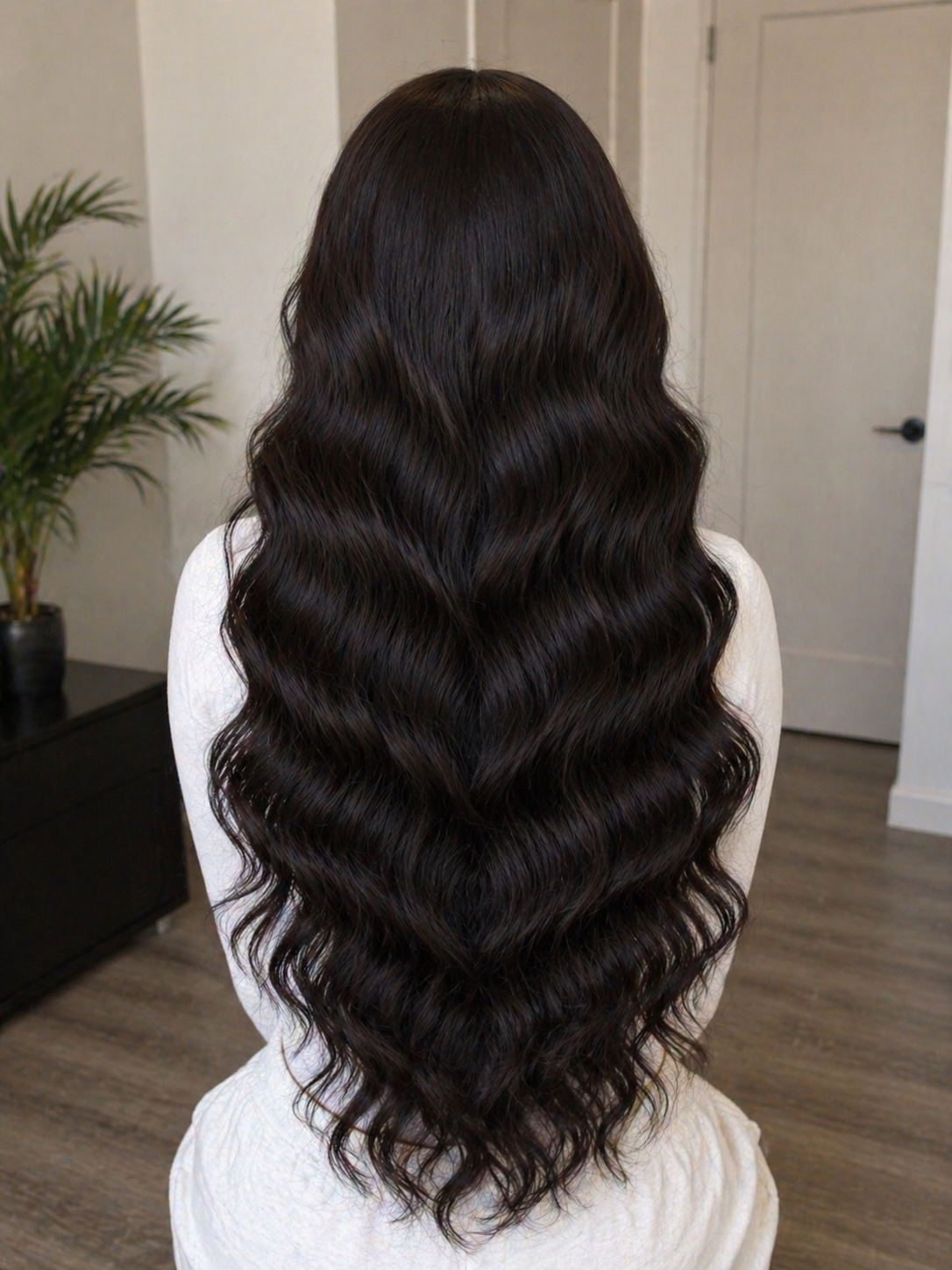 Heat Resistant Front Lace Wig (human blend)