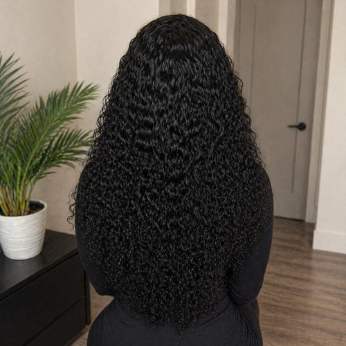 22In Brazilian Hair Water Wave Glueless Wig-13x4 Full Frontal Lace Wig