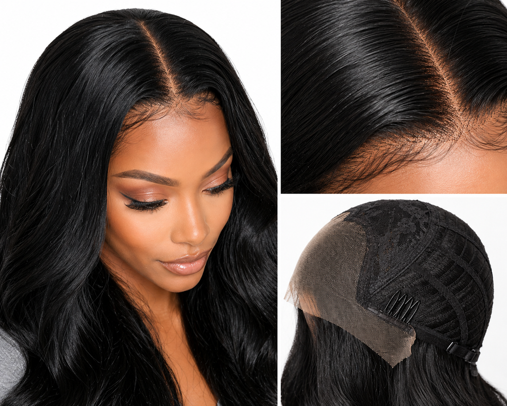 Curly Wavy Long 4 PCS Set Thick Clip In On Hair Extensions